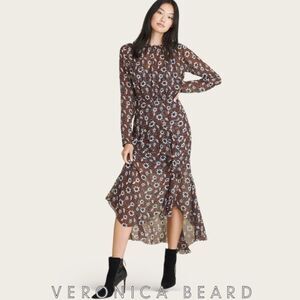VERONICA BEARD **NWT** Sazan Floral Silk Dressing Clay Multi